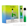 ใหม่รสชาติที่ใช้แล้วทิ้งบุหรี่อิเล็กทรอนิกส์สูงสุด 2500 พัฟ vape